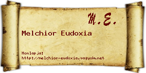 Melchior Eudoxia névjegykártya